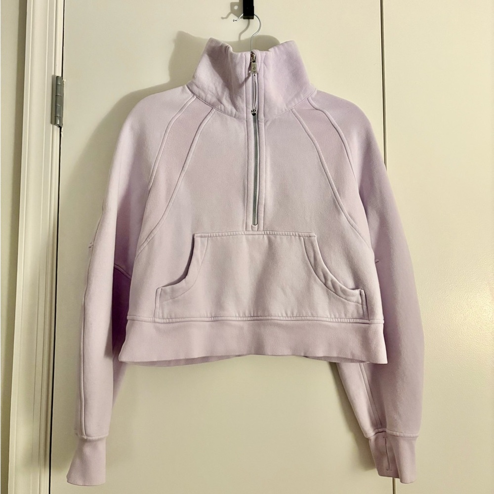 Lululemon Scuba Crop Half Zip